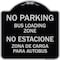 Signmission No Parking Bus Loading Zone No Entacionamiento Bus De Carga Zona Alum Sign, 18" x 18", BS-1818-23756 A-DES-BS-1818-23756 - alternate 1